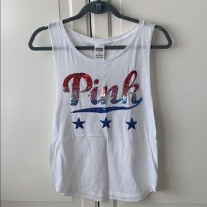 Victoria’s Secret Pink Patriotic Tank
